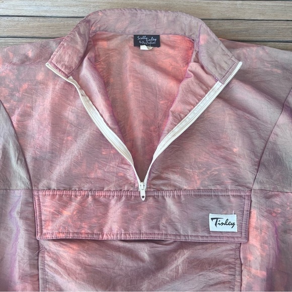 Vintage Scott Tinley Iridescent Pullover Anorak Windbreaker Medium Talon Zipper - Picture 6 of 17